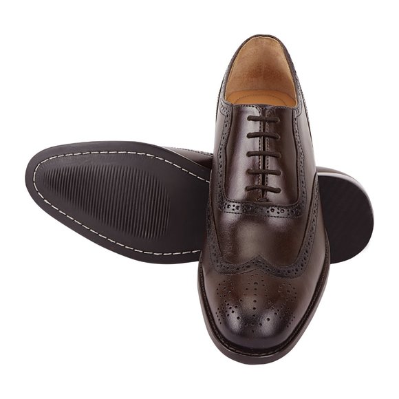 LIBERTYZENO Men\'s Brown and  Lace-Up Shoes main image 6